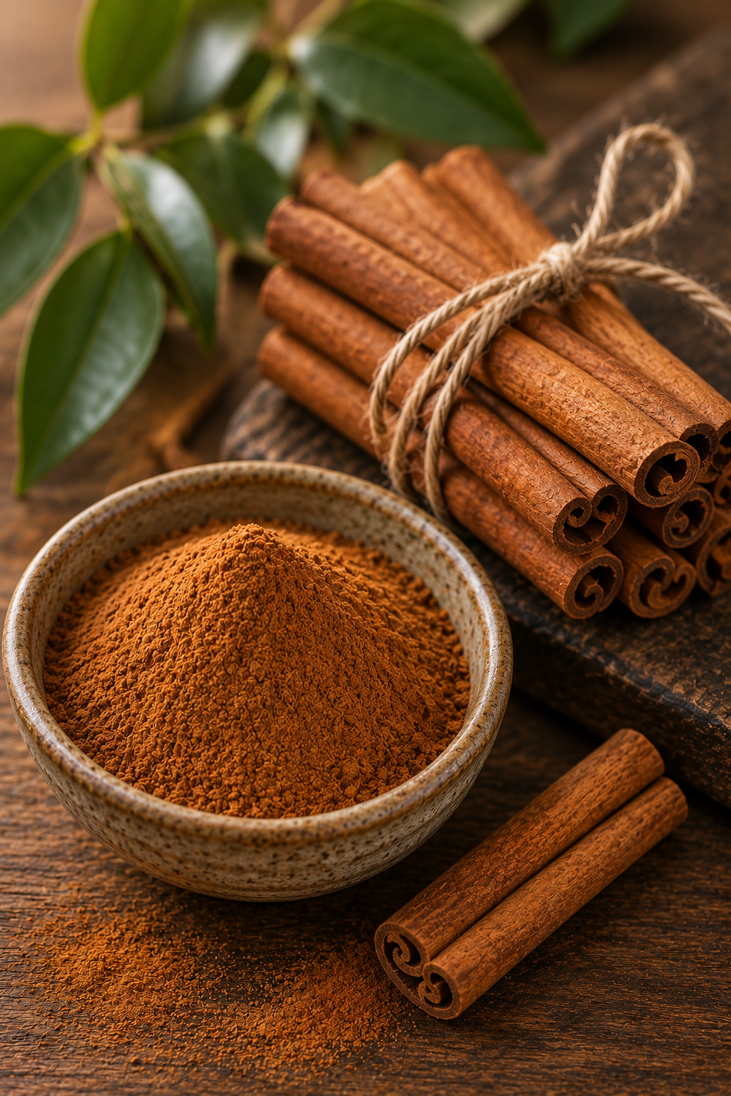 Cinnamon sticks and ground cinnamon prepared for evidence-led review