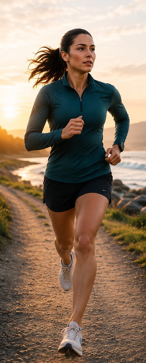 A runner following a connected BodyRepair Running programme