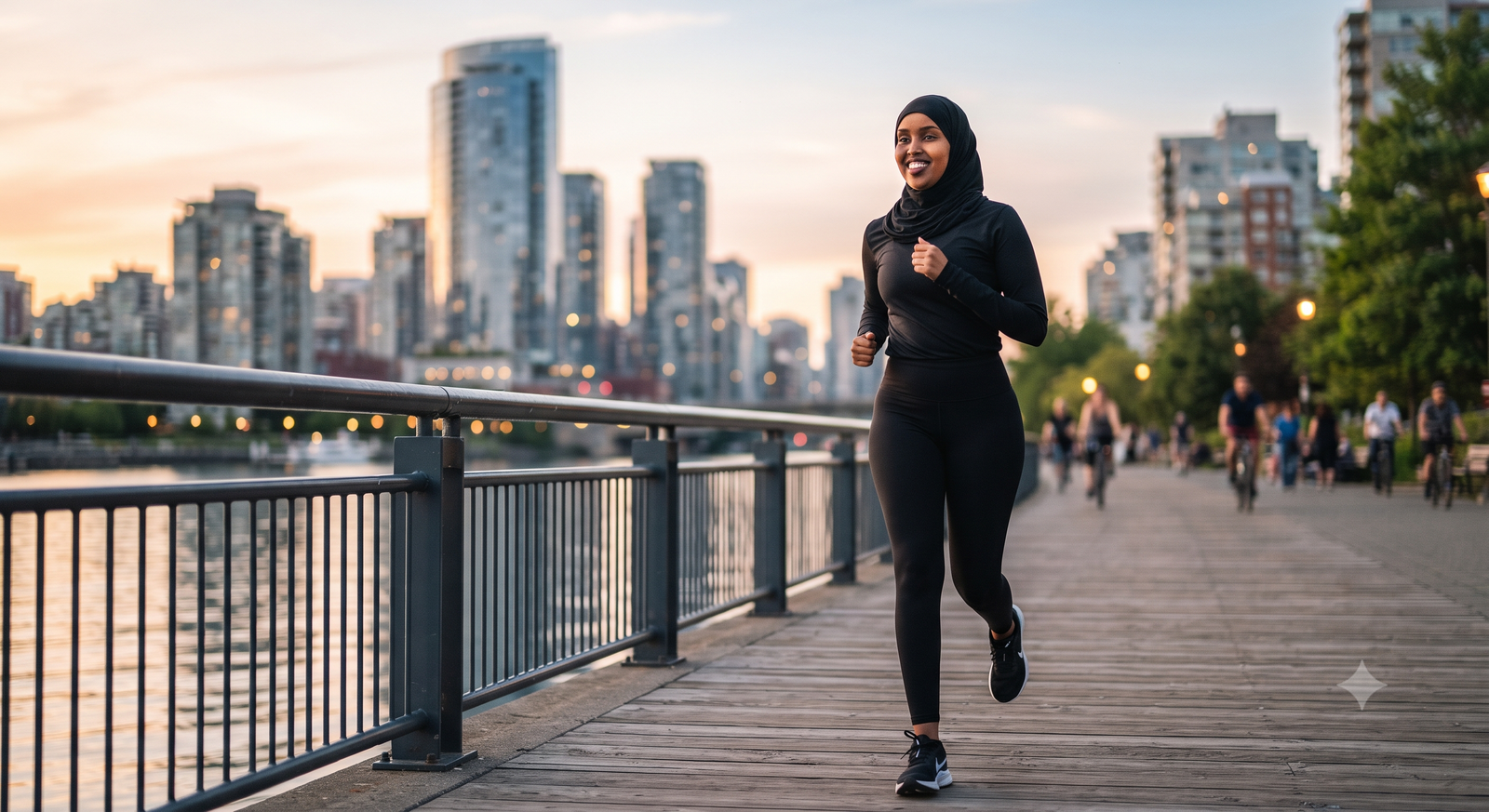 A runner using BodyRepair Running for route, training and recovery support